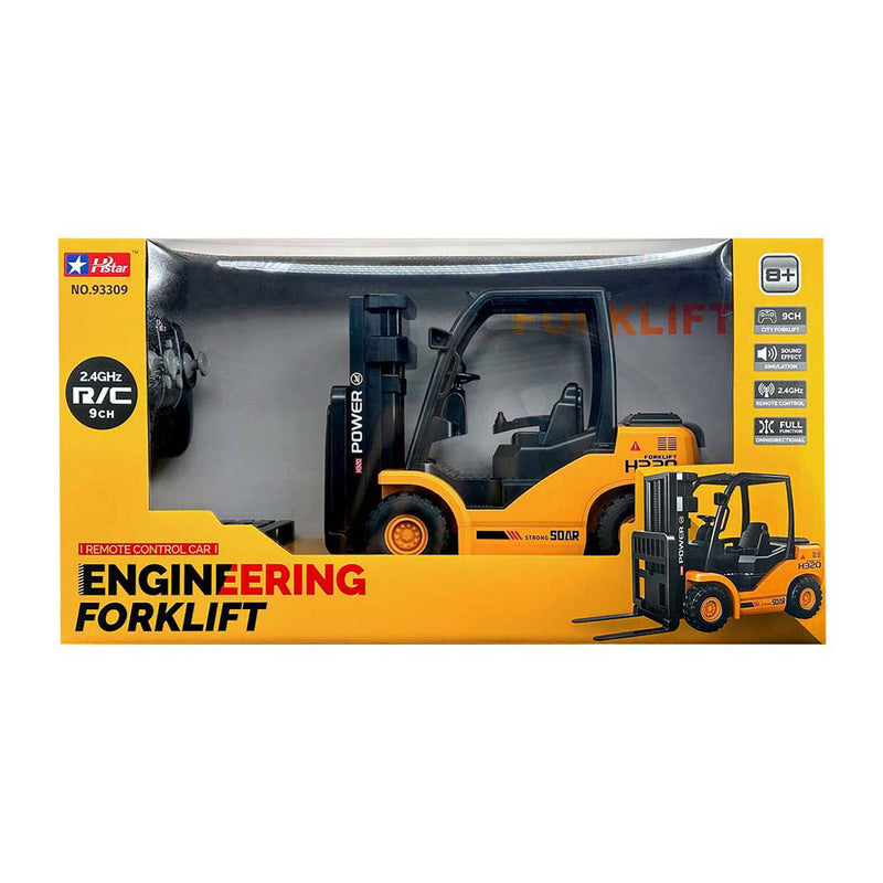 Load image into Gallery viewer, Lobbes speelgoed bv rc bestuurbare heftruck oplaadbaar met licht en geluid
