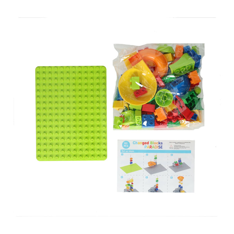 Load image into Gallery viewer, Knikkerbaan blokjes bouwset - 101dlg.
