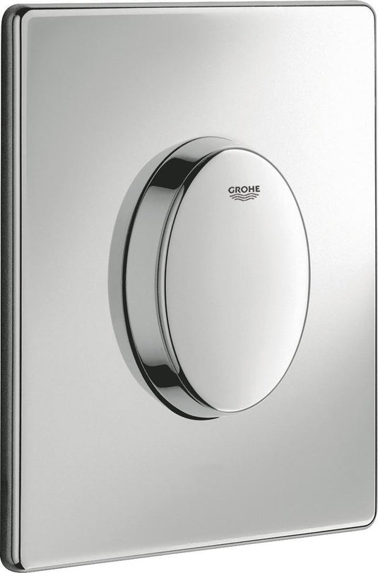 Grohe skate air wc bedieningsplaat enkele spoeling verticaal chroom