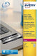 Merkloos sans marque avery ultra-sterke etiketten, zilver, 210,0 x 297,0 mm, permanent klevend