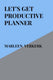 Let's get productive planner