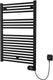 Plieger elba elektrische handdoekradiator – handdoek verwarmer – met klokthermostaat – 94.2 cm x 60 cm – 500 watt – mat zwart