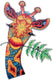 Engelhart houten puzzel giraf – 113 unieke puzzelstukjes – a4 formaat houten legpuzzel – dieren puzzelspel – educatief denkspel – inclusief opbergetui –