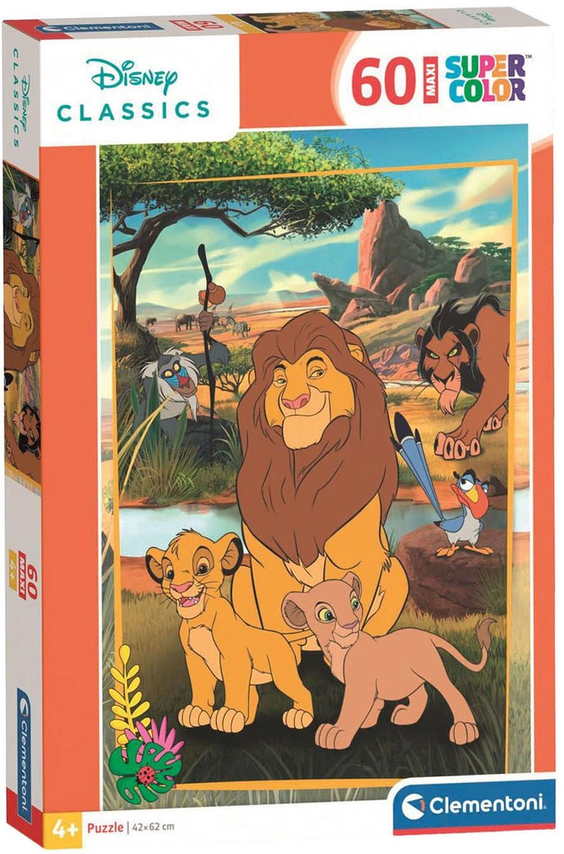 Load image into Gallery viewer, Clementoni maxi legpuzzel the lion king - 60st.
