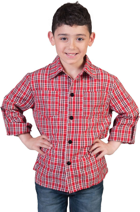 Funny fashion ranger cowboy shirt jongen