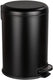 Wenko pedaalemmer leman easy-close 20 liter mat zwart - easy close deksel - afvalemmer - prullenbak - afvalbak - vuilbak - vuilnisbak