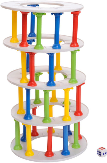 Lobbes speelgoed bv lobbes stapeltoren spel educatief gezelschapsspel voor kinderen.