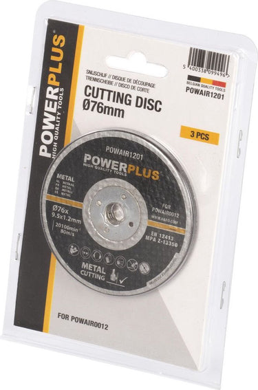 Powerplus - accessories - powair1201 - snijschijf - 76mm - 3 st.