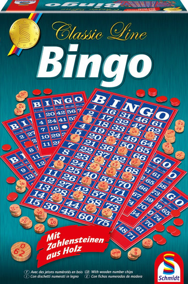 Schmidt spiele schmidt® - bingo - classic line - gezelschapsspel - kansspel voor familie en groepen - vanaf 6 jaar - 2+ spelers
