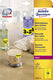 Avery adresetiket 99 - 1x38 - 1mm neonrood 25 vel 14 etiketten per vel