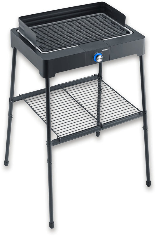 Severin pg8568 staande grill zwart