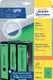 Avery ordnerrugetiketten zweckform 29,7 x 61 mm groen 60 stuks