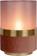 Lucide extravaganza tusse - tafellamp - ø 15 cm - 1xe14 - roze