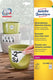 Avery afneembare weerbestendige etiketten diameter 30 mmwit doos van 960 etiketten