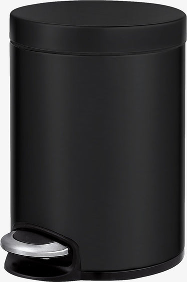 Eko - serene pedaalemmer 5 liter - steel plastic - mat zwart - prullenbak