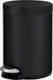 Eko - serene pedaalemmer 5 liter - steel plastic - mat zwart - prullenbak