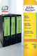 Avery ordnerrugetiketten zweckform 192 x 61 mm groen 80 stuks