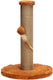 Designed by lotte krabpaal ribbed - incl speeltje - ribbed stof jute - terracotta - 35x35x50 cm