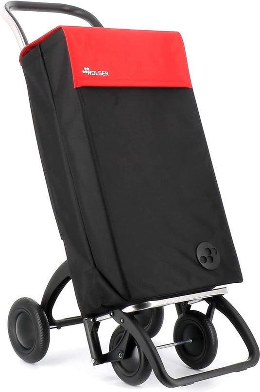 Rolser boodschappentrolley 4 wielen - sbelta mf - 4.2 - zwart rood