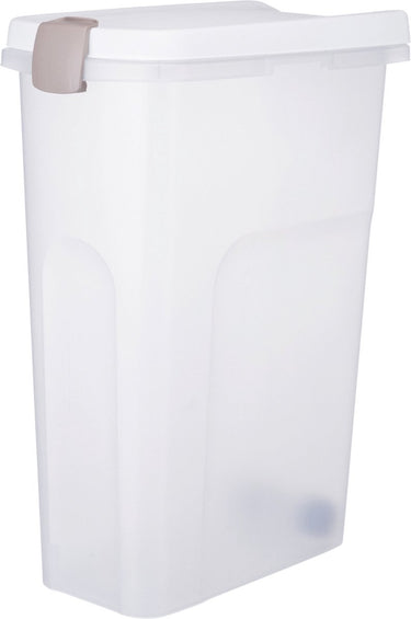 Trixie - voerton - luchtdicht - afsluitbaar - kunststof - transparant - wit - 40 ltr - 26,5x44,5x61,5 cm