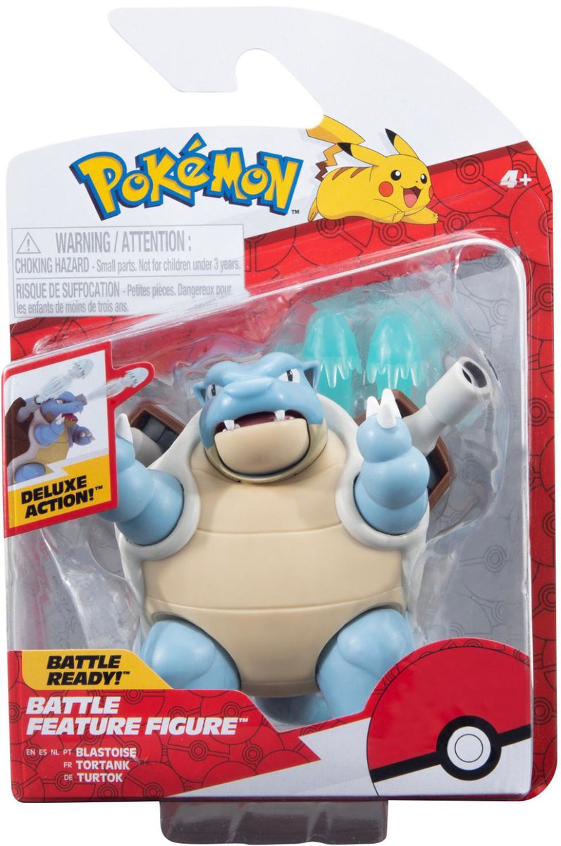 Load image into Gallery viewer, Jazwares pokémon battle feature speelfiguur - blastoise 11 cm
