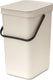 Brabantia sort go prullenbak - 12 l - soft beige