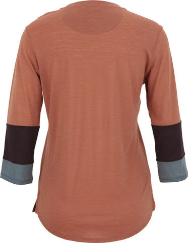 Load image into Gallery viewer, Patagonia merino 3 4 sleeve women's bike jersey
