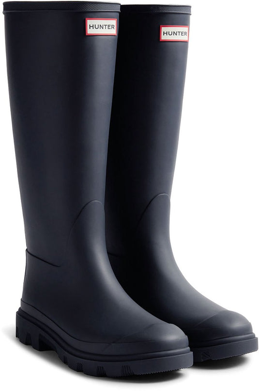 Hunter downpour tall boot unisex regenlaarzen - donkerblauw