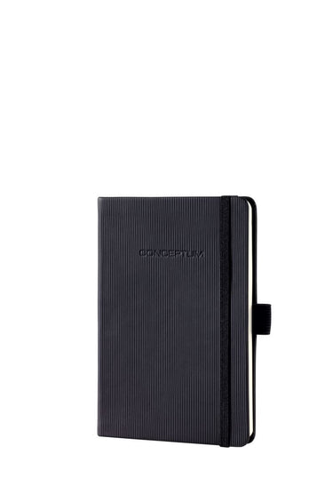 Sigel - notitieboek - conceptum pure - a6 - zwart - hardcover - 194 pagina's - ruit - 80 grams papier - si-co131