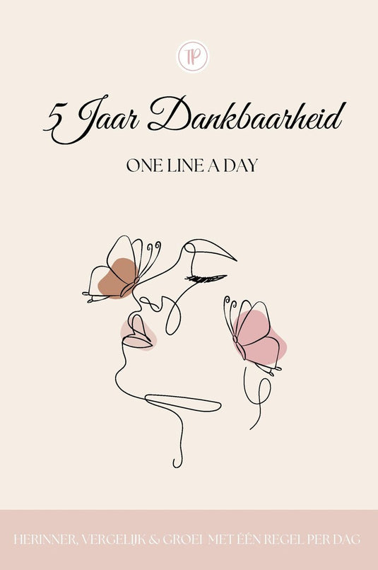 Dankbaarheidsdagboek 5 jaar dankbaarheid - dagboek volwassenen - gratitude journal notebook - notitieboek journaling
