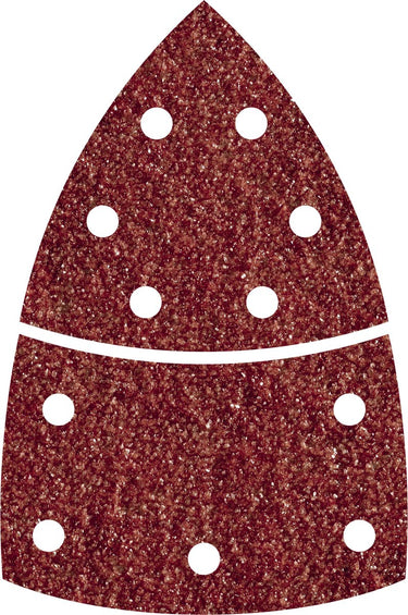 Wolfcraft - mouse schuurpapier korrel 120 - 10 stuks - 95mm - zelfhechtend multischuurmachine schuurblad - 1814000