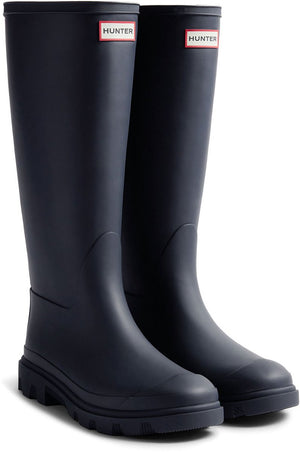 Hunter downpour tall boot unisex regenlaarzen - donkerblauw