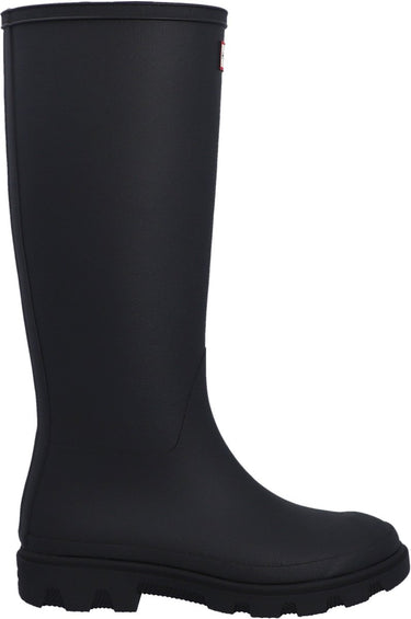 Hunter downpour tall insulated boot unisex regenlaarzen - zwart