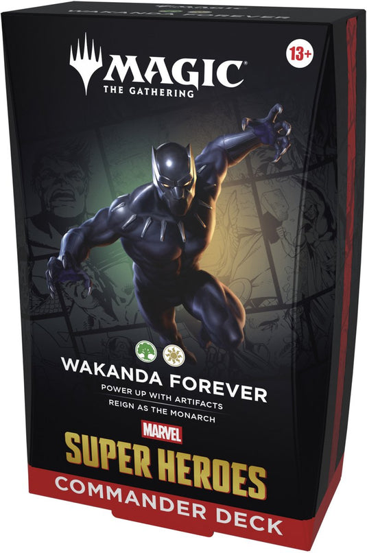 Magic: the gathering | marvel super heroes commander deck - wakanda forever