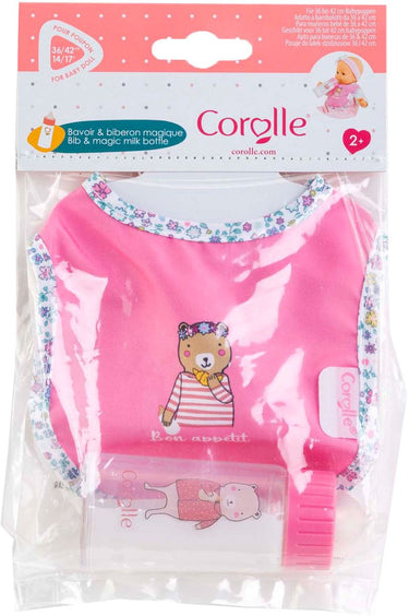 Corolle slabbetje en magische melkfles voor babypop