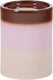 Woood ollo bijzettafel ø 35 cm - keramiek - roze bruin - 44x35x35