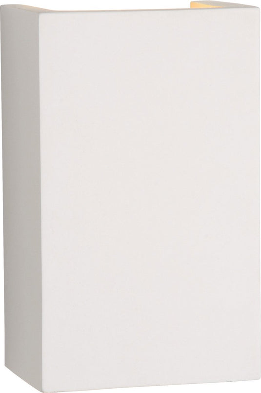 Lucide gipsy - wandlamp - 1xg9 - wit - japandi