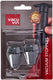 Vacuvin vacu vin wijnstoppers set van 2 – reserve afsluitdoppen voor wine saver – grijs