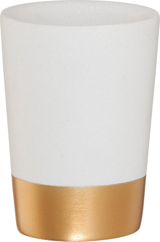 Sealskin glossy - tandenborstelbeker vrijstaand - goud