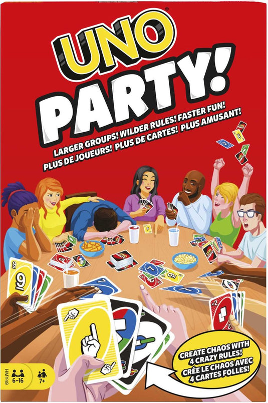Mattel games uno party - kaartspel - slavisch