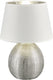Rl live your light reality luxor - tafellamp - zilver - excl. 1x e27 4,9 w - snoerschakelaar