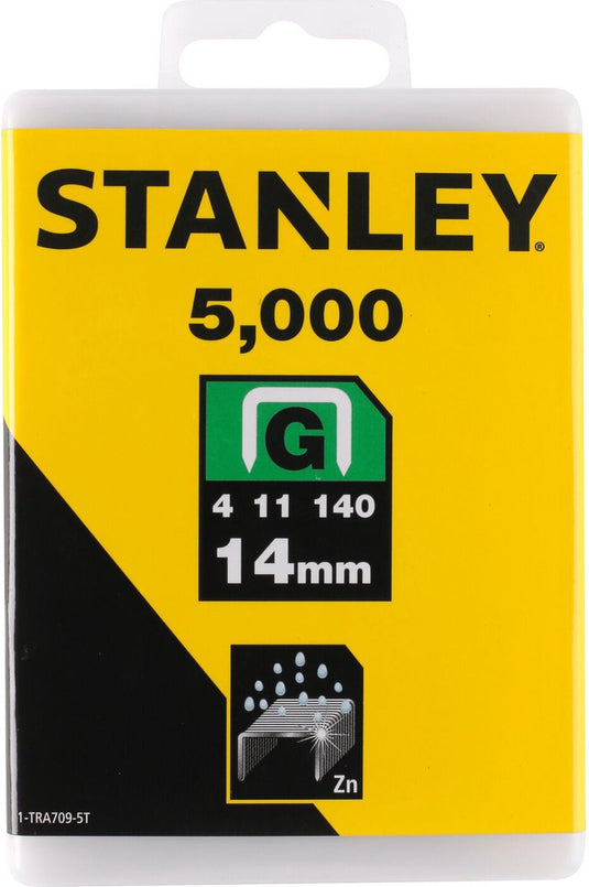 Stanley nieten 14mm type g - 5000 stuks - 1-tra709-5t