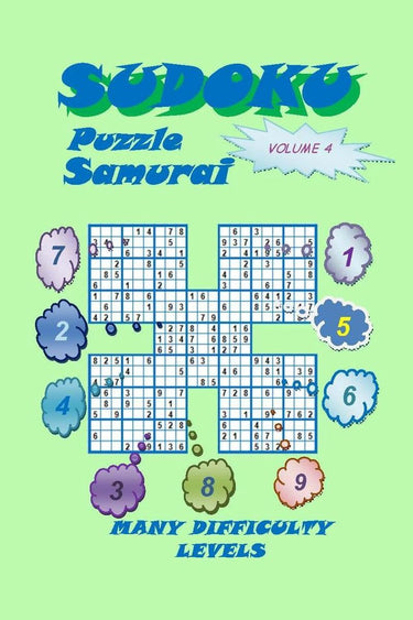 Sudoku samurai puzzle, volume 4
