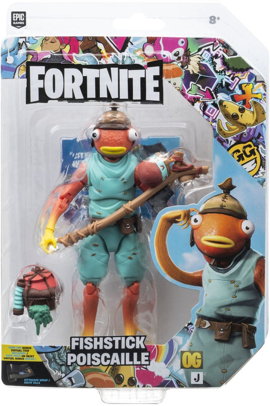 Jazwares fortnite - 1 figure pack (legendary series) fishstick