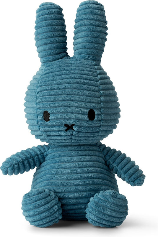 Bon ton toys nijntje - eco corduroy aviator blue - 23 cm - 9