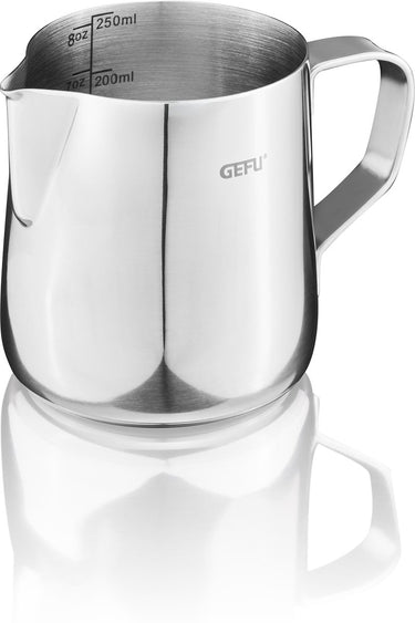Gefu barista melkkan – rvs – 250 ml – met maataanduiding