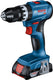 Bosch professional gsb 18v-45 accu klop- schroefboormachine 18v 2.0ah in koffer - 06019k3302