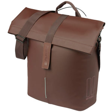 Basil fietsshopper city mik studs 14-16 liter 11 x 29 x 36 cm - bruin