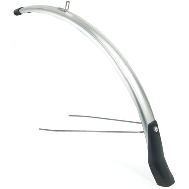 Voorspatbord Eurofender Snello 28 x 46 mm - zilver