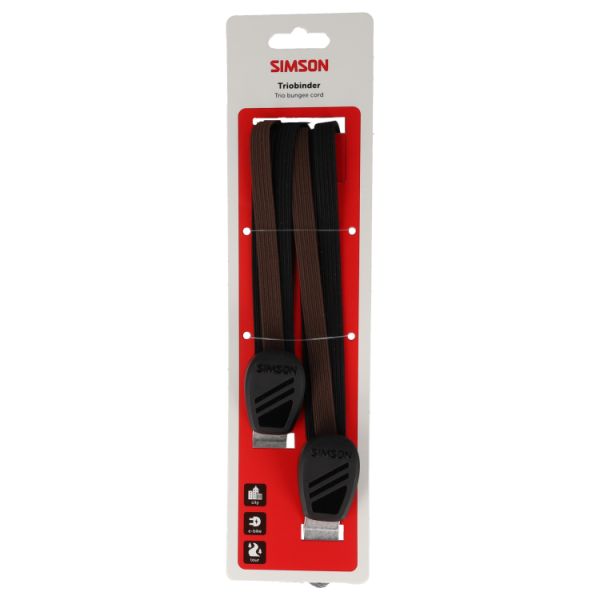 Load image into Gallery viewer, Simson triobinder 60cm - zwart bruin
